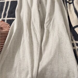 PINK VICTORIA SECRET WIDE LEG GLITTER SWEATS